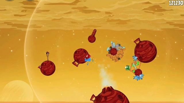 Angry Birds Space Red Planet 5-25 Walkthrough 3-Star смотреть онлайн