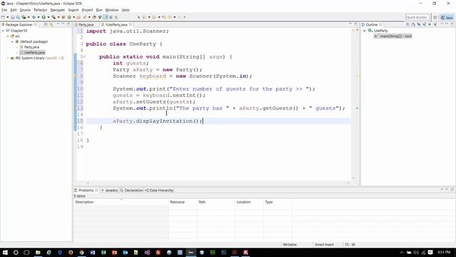 Java Programming 1 - Chapter 10 You Do It exercise 1 - Spring 2016 смотреть онлайн