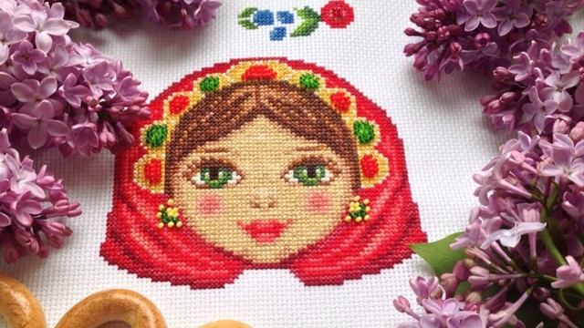 Мои готовые работы: Матрёшка от фирмы Панна / Panna лето