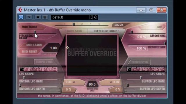 DFX Buffer Override Stereo by Destroy FX of Smart Electronix смотреть онлайн