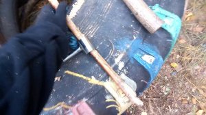 Бушкрафт-сверло со шнеком. Как построить мебель в лесу без гвоздей.