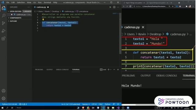 27. Módulo 3. Ejemplo de strings en Python смотреть онлайн