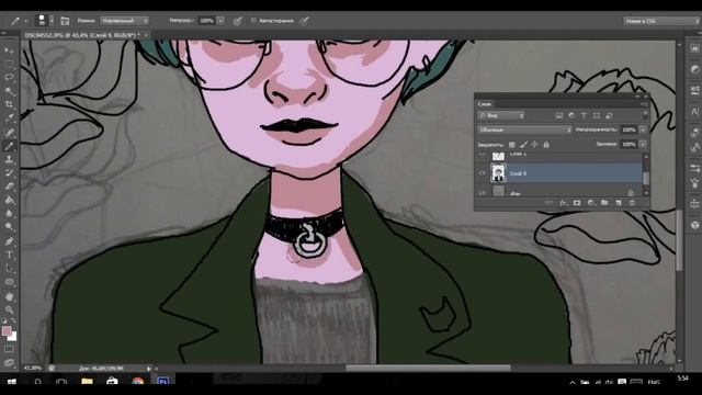 Speedpaint Adobe Photoshop Sketch смотреть онлайн
