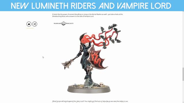 New Lumineth Realm Lords Riders and Vampire Lord for Age of Sigmar смотреть онлайн