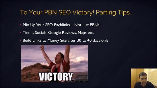 To Your PBN SEO Victory! Parting Tips… [Part 24] смотреть онлайн