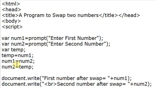 Swap two Numbers in JavaScript in Hindi | By : Anu Monga смотреть онлайн