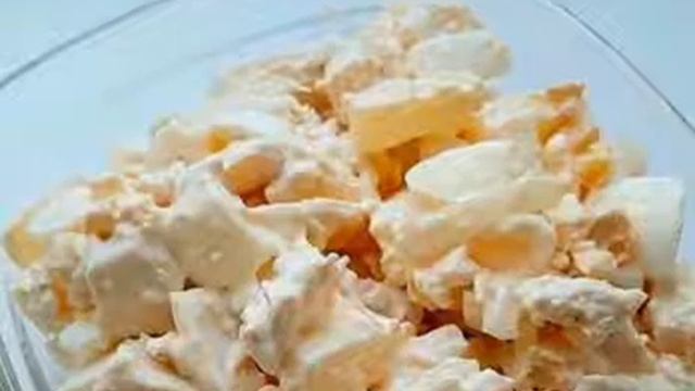Салат из куриного филе с ананасом, рецепт в описах! смотреть онлайн
