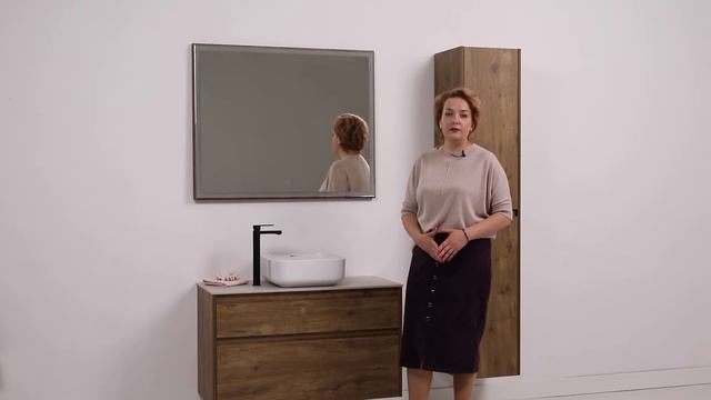 Обзор комплекта мебели для ванной Nova lite от фабрики Aquanet смотреть онлайн