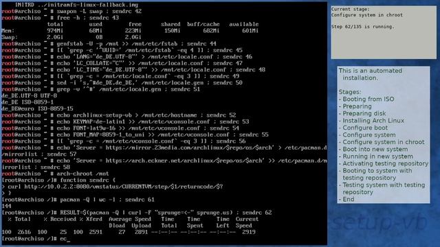 Arch Linux installation recording to kernel 5.11.2-arch1-1 (testing) смотреть онлайн