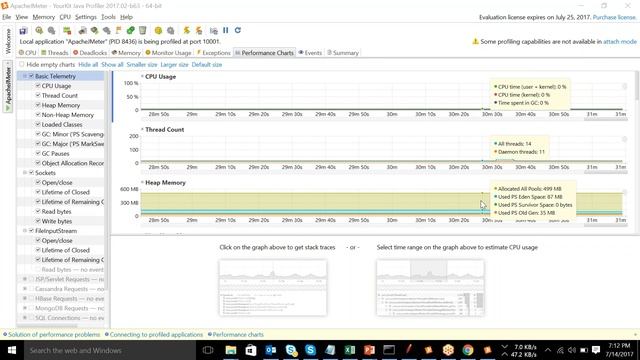 Jmeter Tutorial 22 - Java YourKit Profiler смотреть онлайн