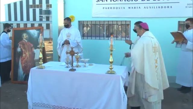 Santa misa presidida por Monseñor Gabriel Barba. Centro Pastoral San Ignacio de Loyola. смотреть онлайн
