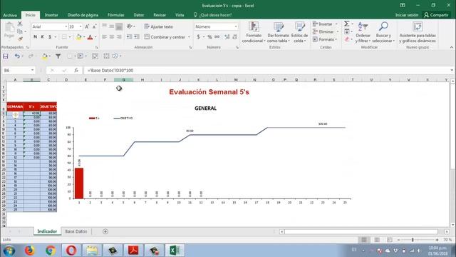Aplicación de las 5s (indicador en Excel) смотреть онлайн