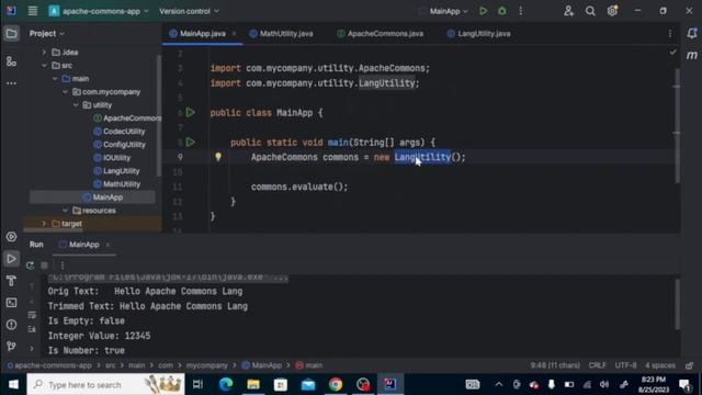 #Java (swiss knife open-source library - Apache Commons) смотреть онлайн