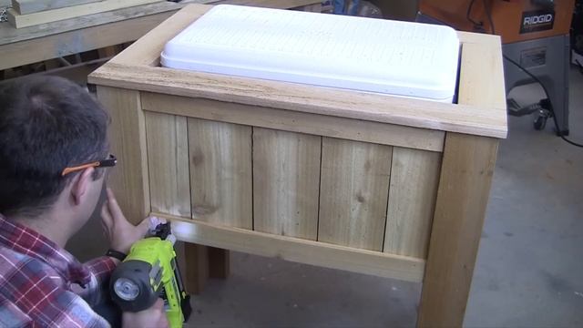 How to Make a Patio Cooler Ice Chest смотреть онлайн