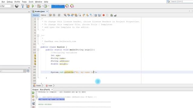 Java for Beginners | Hello World and Basic Variables смотреть онлайн