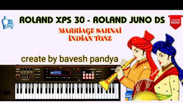 sahnai tone | roland xps30 | roland junods | bhavesh pandya смотреть онлайн