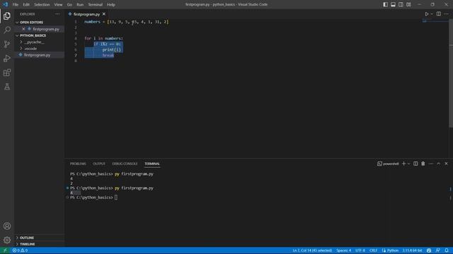 [26] Python Basics: break and continue смотреть онлайн