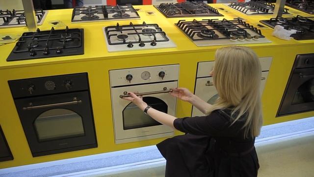 Электрический духовой шкаф Maunfeld MEOXN 376RIB TA бежевый смотреть онлайн