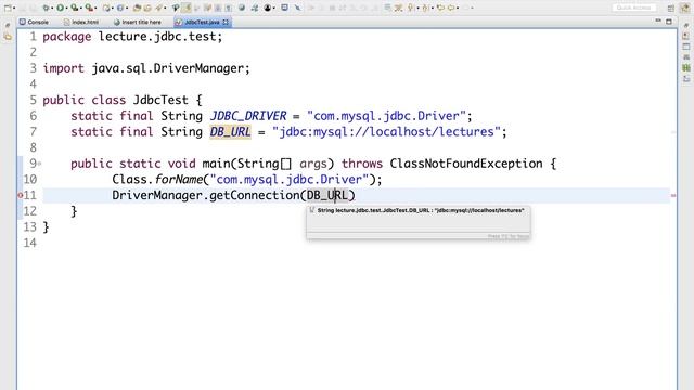 00515 simple jdbc example смотреть онлайн