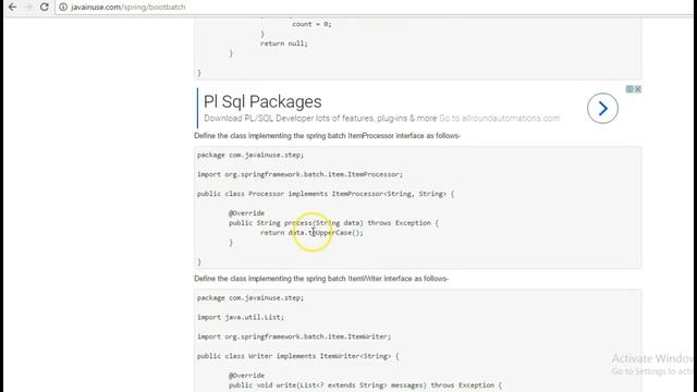 Implement Spring Batch using Spring Boot-Hello World Example смотреть онлайн