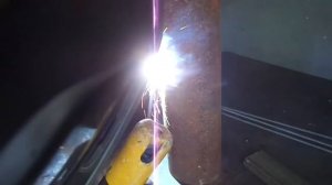 Как приварить трубопрофиль к круглой трубе.