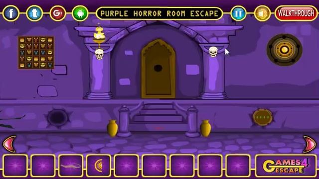 Purple Horror Room Escape Walkthrough [Games4Escape] смотреть онлайн