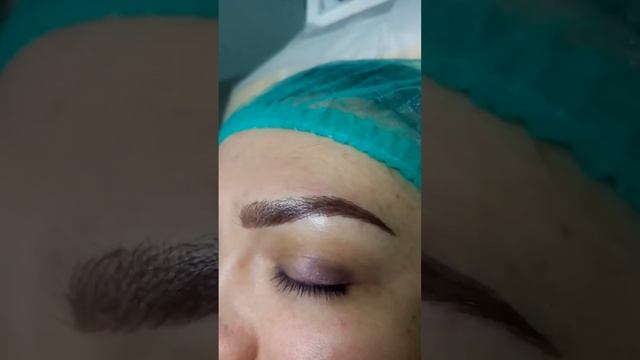 Перманентный макияж бровей волоски с тенью смотреть онлайн
