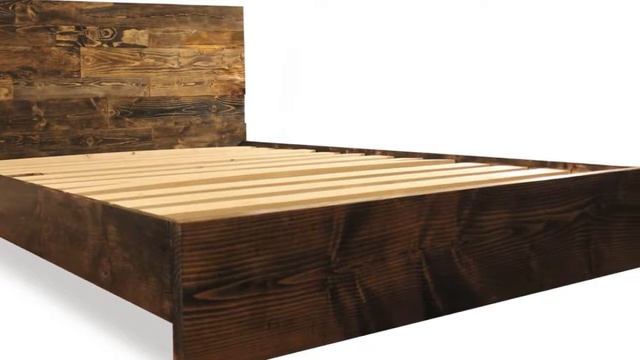 Wood Bed Frames for King Size Beds Ideas смотреть онлайн