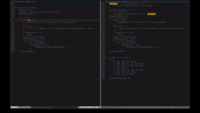 Dijkstra's shortest path algorithm смотреть онлайн