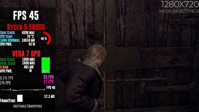 Resident Evil 4 Remake: Can it Run on iGPU? Ryzen 5 5600G | Vega 7 Performance Test смотреть онлайн