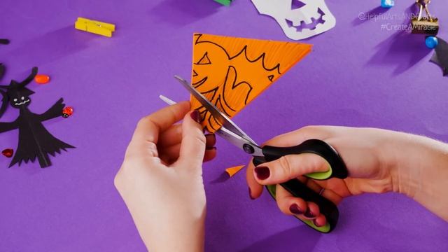 Paper Cutting Design?How to make Halloween decorations with paper easy смотреть онлайн