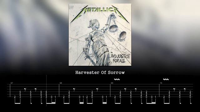 Metallica - Harvester Of Sorrow (Guitar Backing Track with Tabs) смотреть онлайн