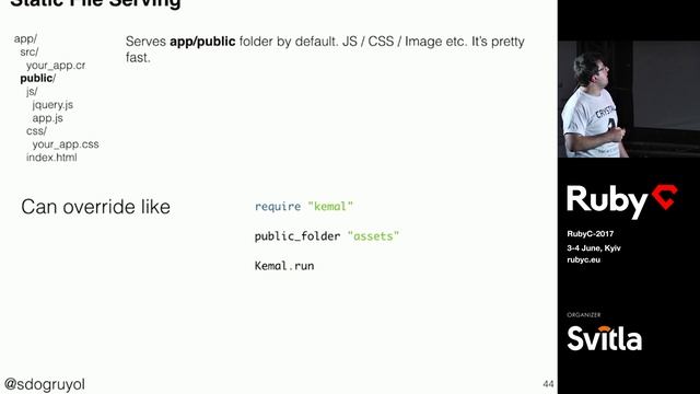 RubyC-2017 / Serdar Dogruyol: "Crystal and Kemal: Simply Fast" смотреть онлайн