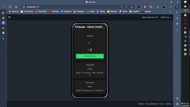 Parcial 3.2 - Firebase, Ionic смотреть онлайн
