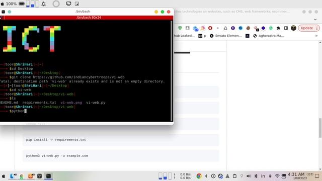 vi-web | Advance Web Technologies Detection CLi Tool | Wappalyzer CLI Tool | web recon | Team ICT смотреть онлайн