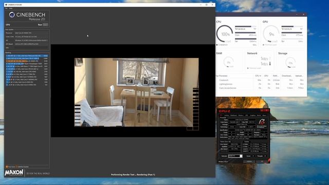 A few Cinebench runs with the I9-10940X 14 Core 28 Threads CPU смотреть онлайн