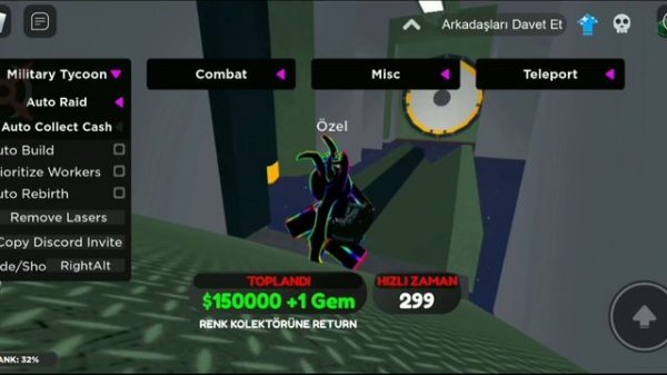 Roblox | Military Tycoon Script | Arceus X