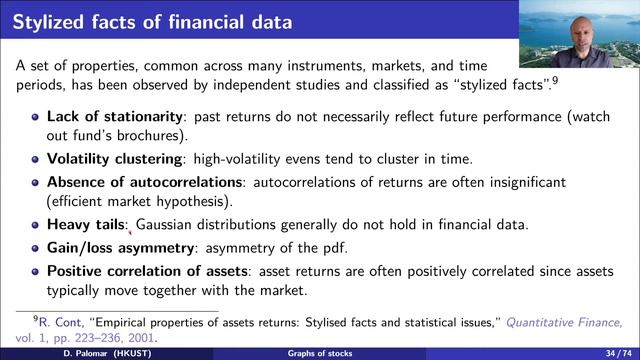 Plenary Talk: "Learning graphs of stocks: From iid to time-varying models" смотреть онлайн