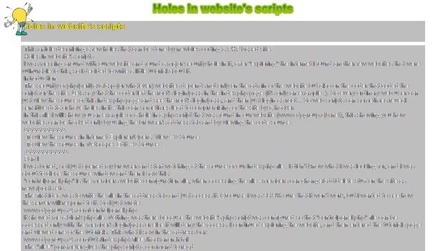 How to : Holes in website's scripts смотреть онлайн