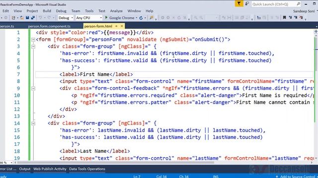 Part 25: Submitting And Resetting Form - Angular Tutorial смотреть онлайн
