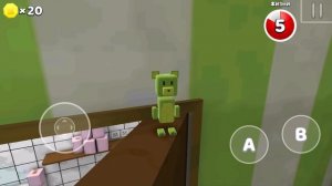 Мишка Кид и Розовый Кролик Super Bear Adventure #12 Стикеры и Миссии Супер Беар Адвенчер - пурумчат