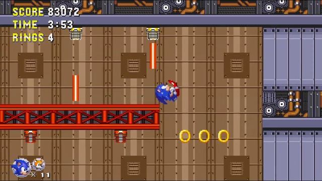 Sonic Triple Trouble 16-Bit - Sonic & Tails All Emeralds Full Playthrough - Sonic Fan Games смотреть онлайн