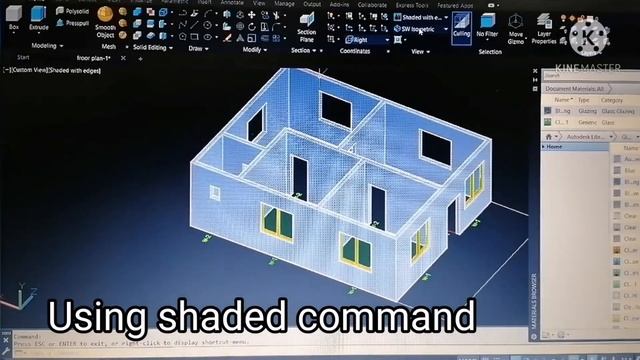 Autocad 3D window modeling tutorial 2021. смотреть онлайн