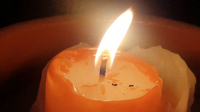 Футаж. ГОРЯЩАЯ СВЕЧА