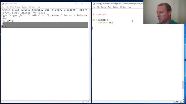 Python Basics How do you Square A Number with Python смотреть онлайн