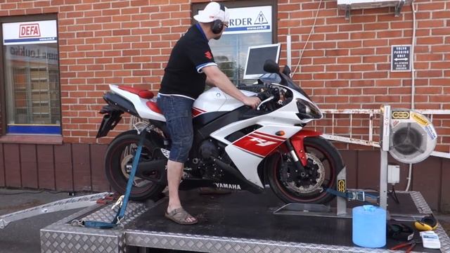 Тест стоковой Yamaha R1