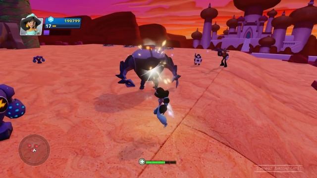 Disney Infinity 2.0 Jasmine Gameplay and Skills + Aladdin Power Discs смотреть онлайн