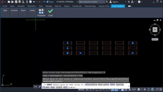 How to use the rectangular array command in AutoCAD 2022 смотреть онлайн