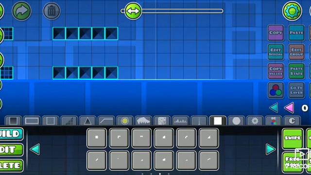 шЫрокий ёж (эксперимент 1 - растягивание объедков и всякие кнопочки) geometry dash смотреть онлайн