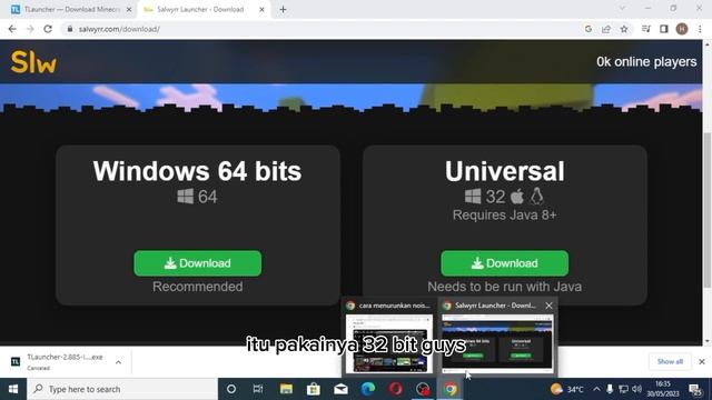 Cara Install Minecraft Di Windows PC Dengan Salwyrr Dan Tlauncher смотреть онлайн
